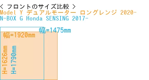 #Model Y デュアルモーター ロングレンジ 2020- + N-BOX G Honda SENSING 2017-